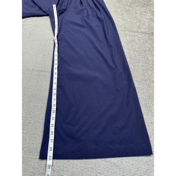 Halara Jumpsuit Womens Large Blue Breezeful Backless Side Zip Wide Leg Resort - Picture 12 of 15